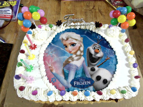 Gâteau reine des neiges